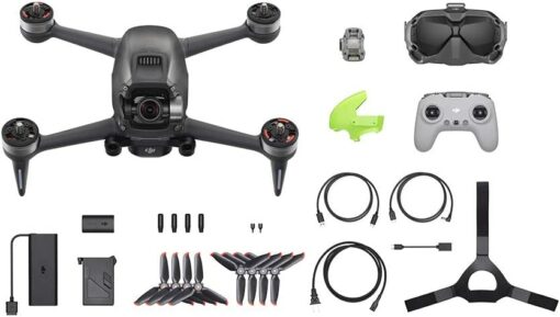 DJI FPV Combo- First-Person View Drone, Quadcopter, 4k Vidéo, FOV 150º, Expérience de Vol FPV Immersive, Transmission Vidéo HD à Faible Latence, – Image 2