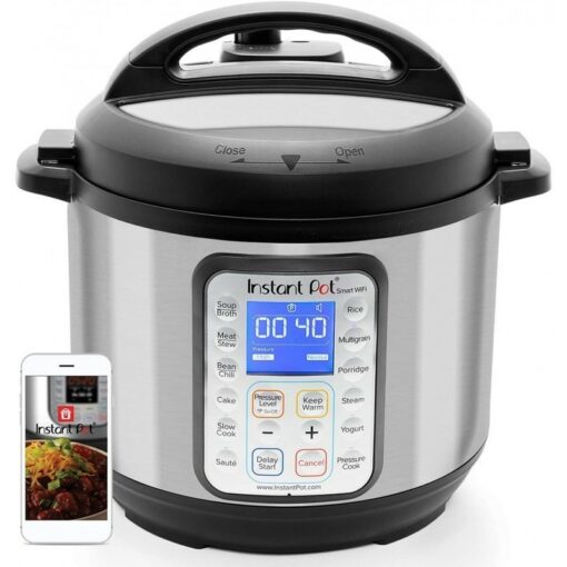 Autocuiseur électrique 8-en-1 Instant Pot Smart WiFi, stérilisateur, mijoteuse, cuiseur à riz, cuiseur vapeur