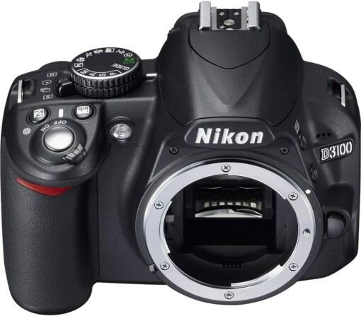 Nikon D3100 Appareil photo numérique DSLR au format DX 14,2 MP (boîtier uniquement) (25470B) - (Noir) - (Renouvelé) – Image 4