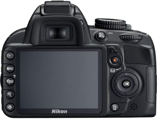 Nikon D3100 Appareil photo numérique DSLR au format DX 14,2 MP (boîtier uniquement) (25470B) - (Noir) - (Renouvelé) – Image 5