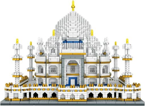 Taj Mahal World Famous Landmark 3900+pcs Nano Mini Blocs de Construction Kits Enfant Construction Bricolage Jouet Éducatif Cadeaux