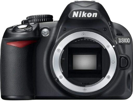 Nikon D3100 Appareil photo numérique DSLR au format DX 14,2 MP (boîtier uniquement) (25470B) - (Noir) - (Renouvelé)