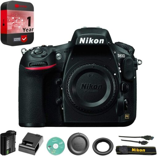 Appareil photo reflex numérique Nikon D810 36,3 MP 1080p au format FX – Image 4