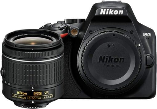 Appareil photo reflex numérique Nikon D3500 24,2 MP avec objectif AF-P DX NIKKOR 18-55 mm – Image 3