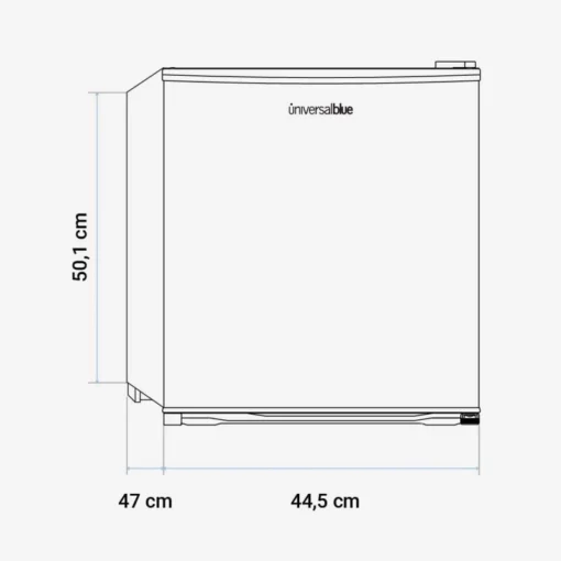 Universal Blue Eibsee Frigorífico Mini 46L F Blanco – Image 2