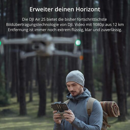 DJI Air 2S - Drone Quadcopter, 3 Axes Gimbal avec Caméra, Vidéo 5,4K, Capteur CMOS 1 pouce, Détection d'obstacles dans 4 directions, 31 Minutes de Vol – Image 3