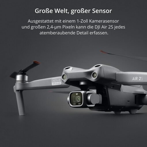 DJI Air 2S - Drone Quadcopter, 3 Axes Gimbal avec Caméra, Vidéo 5,4K, Capteur CMOS 1 pouce, Détection d'obstacles dans 4 directions, 31 Minutes de Vol – Image 4