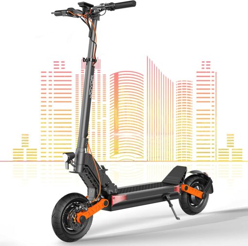 Trottinette Electrique Adulte Pliable Tout Terrain Scooter Electrique pour Adultes, Noir