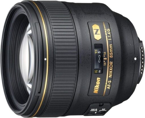 Objectif Nikon AF-S FX NIKKOR 85 mm f/1.4G avec mise au point automatique pour appareils photo reflex numériques Nikon (renouvelé)