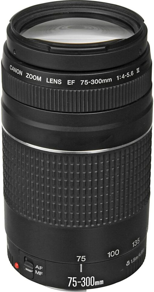 Canon EF 75-300 mm f/4-5.6 III Téléobjectif Zoom pour appareils photo reflex Canon