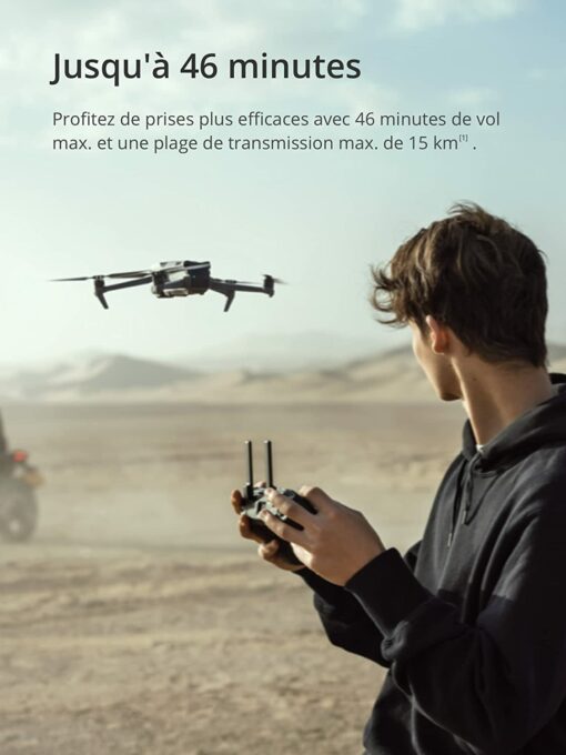 DJI Mavic 3 - Drone avec caméra Hasselblad CMOS 4/3, vidéo 5,1K, détection d'obstacles multi-directions, temps de vol 46 min – Image 4