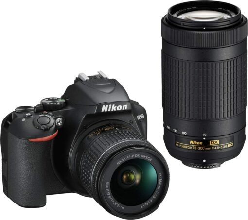 Appareil photo reflex numérique Nikon D3500 24,2 MP avec objectif AF-P 18-55 mm VR et objectif double zoom 70-300 mm – Image 8