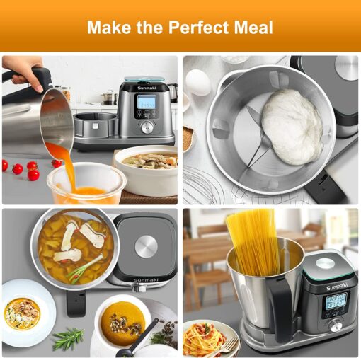 Robot De Cuisine Multifonctions, Sunmaki monsieur cuisine smart avec balance de cuisine, 10 Programmes, – Image 8