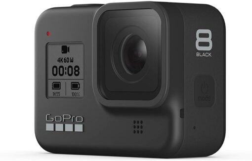 GoPro HERO8 Black - Caméra d'action étanche avec écran tactile Vidéo 4K Ultra HD 12MP Photos 1080p Stabilisation du streaming en direct – Image 4