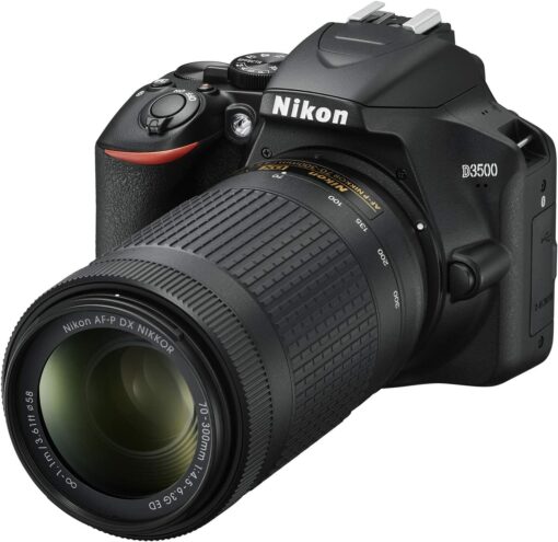 Appareil photo reflex numérique Nikon D3500 24,2 MP avec objectif AF-P 18-55 mm VR et objectif double zoom 70-300 mm – Image 9