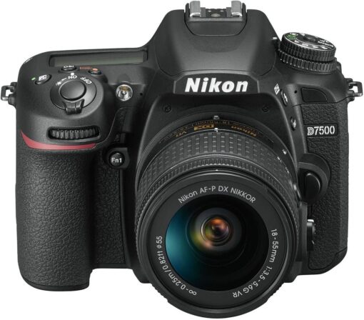 Appareil photo reflex numérique Nikon D7500 4K Ultra HD avec kit d'objectifs AF-P DX 18-55 mm f/3.5-5.6G – Image 4