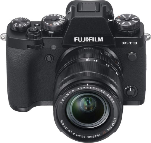 Kit appareil photo Fujifilm X-T3 avec objectif 18-55 mm (noir)