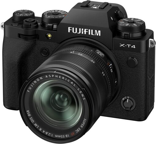 Kit d'objectif XF18-55mm pour appareil photo numérique sans miroir Fujifilm X-T4 - Noir