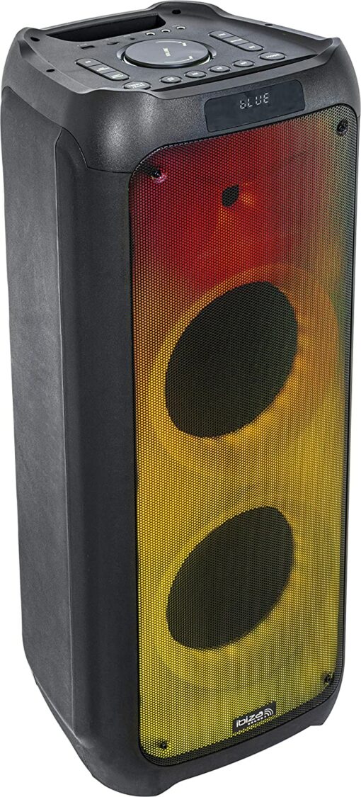 WAVE10 - IBIZA - Enceinte de 800W/2x10” avec Bluetooth, USB et microSD