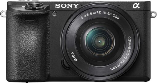 Sony Alpha a6500 Appareil photo numérique sans miroir avec écran ACL de 2,95 po, noir (ILCE6500KIT)