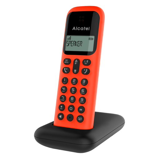 Téléphone fixe Alcatel D285 Rouge