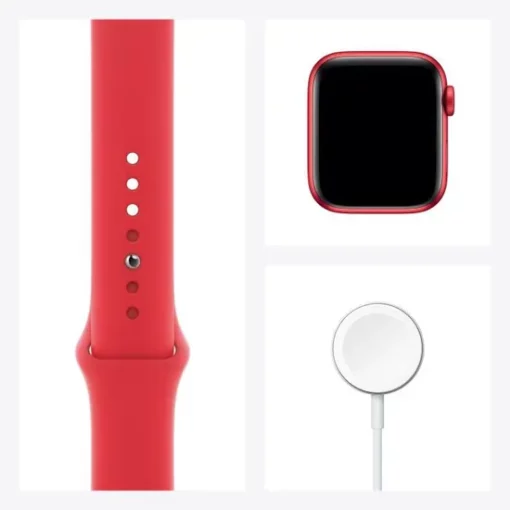 Apple Watch Series 6 GPS, 40mm Boîtier en Aluminium PRODUCT(RED) avec Bracelet Sport PRODUCT(RED) – Image 3