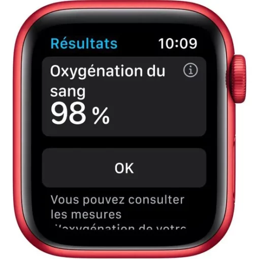 Apple Watch Series 6 GPS, 40mm Boîtier en Aluminium PRODUCT(RED) avec Bracelet Sport PRODUCT(RED) – Image 4