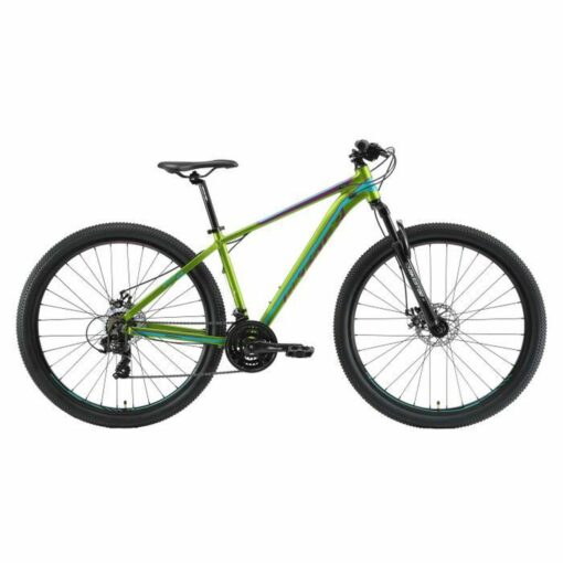 BIKESTAR | VTT | 29 Pouces | 21 vitesses Shimano avec frein à disque Hardtail | Vert Bleu