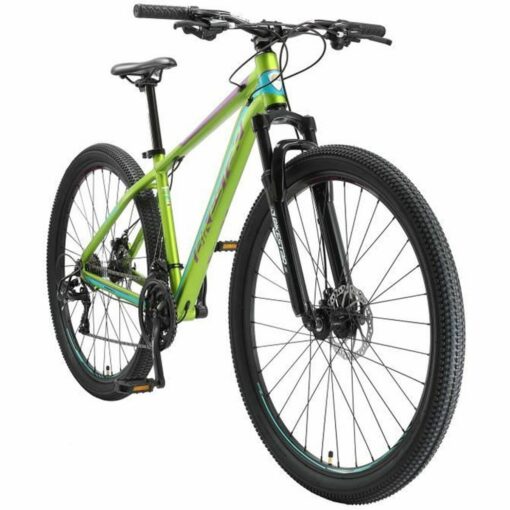 BIKESTAR | VTT | 29 Pouces | 21 vitesses Shimano avec frein à disque Hardtail | Vert Bleu – Image 5