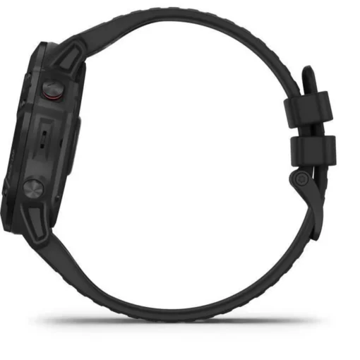 GARMIN Fenix 6X Pro - Montre connectée - Noir - Bracelet noir – Image 5