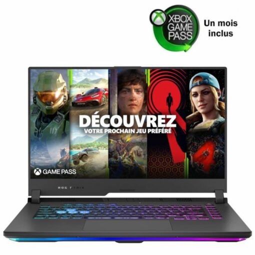 PC Portable Gamer ASUS STRIX G15-G513QM-HN064T - 15,6" FHD 144Hz - R7-5800H - RAM 16Go - SSD 512Go - RTX 3060 6Go - Win 10 - AZERTY – Image 5