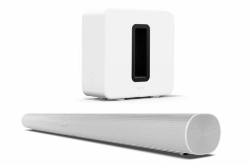 SONOS ARC Blanc + SONOS SUB G3 Blanc