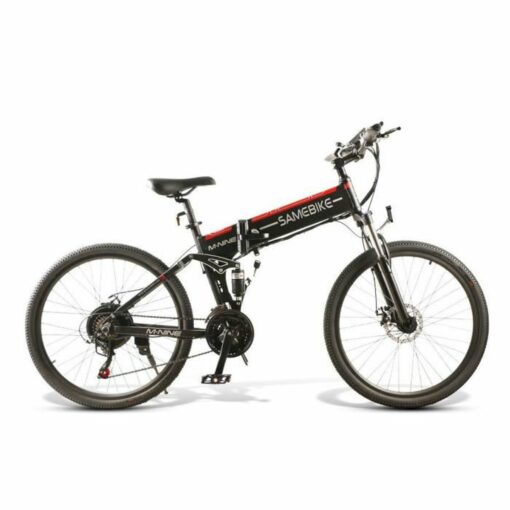 Vélo électrique FT LO 26pouce'' SAMEBIKE pour homme 500W Noir – Image 3