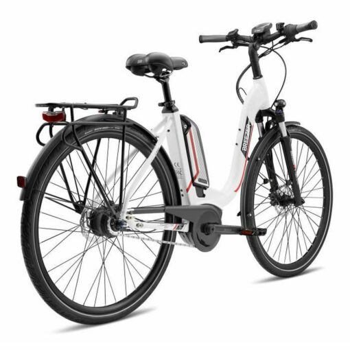 Vélo femme électrique Breezer Powertrip 1.1 IG+ LS 2020 - blanc/rouge – Image 3