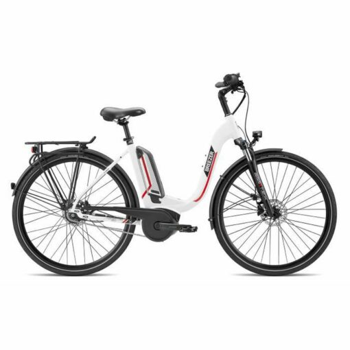 Vélo femme électrique Breezer Powertrip 1.1 IG+ LS 2020 - blanc/rouge